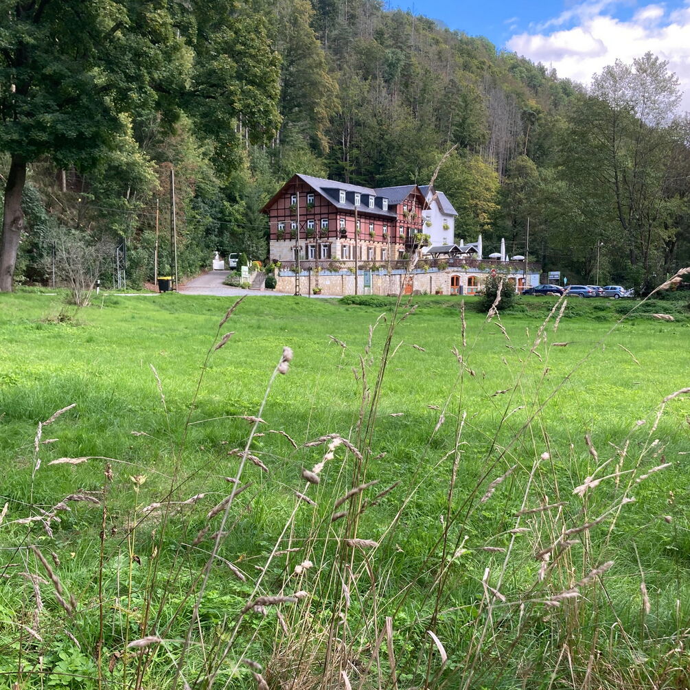 Aussenansicht Forsthaus Kirnitzschtal