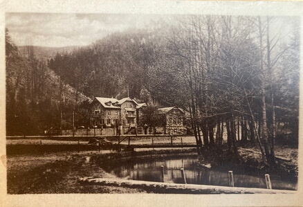 Historische Aufnahme vom Forsthaus Kirnitzschtal