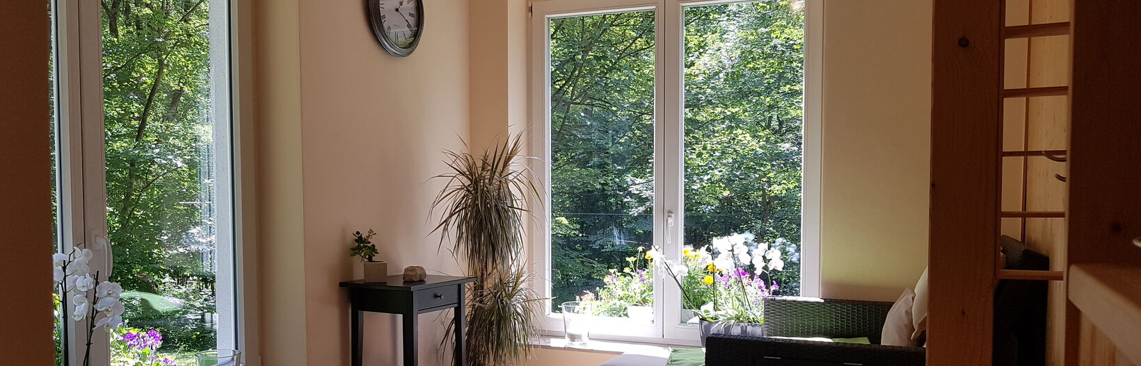 Forsthaus im Kirnitzschtal - Gartenhaussauna Ruhebereich