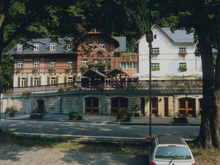 Historische Aufnahme vom Forsthaus Kirnitzschtal