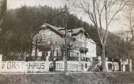 Historische Aufnahme vom Forsthaus Kirnitzschtal
