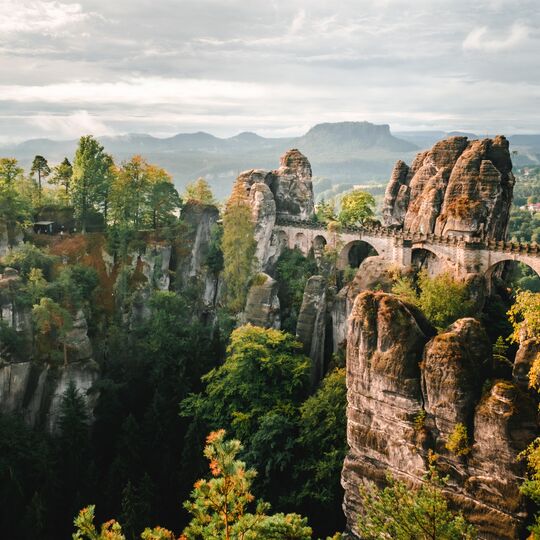 Basteibrücke in der Sächsischen Schweiz