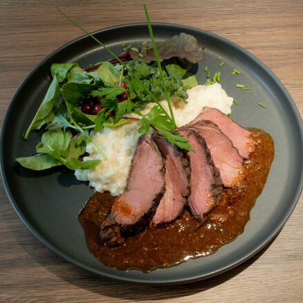 Leckeres Essen im Forsthaus