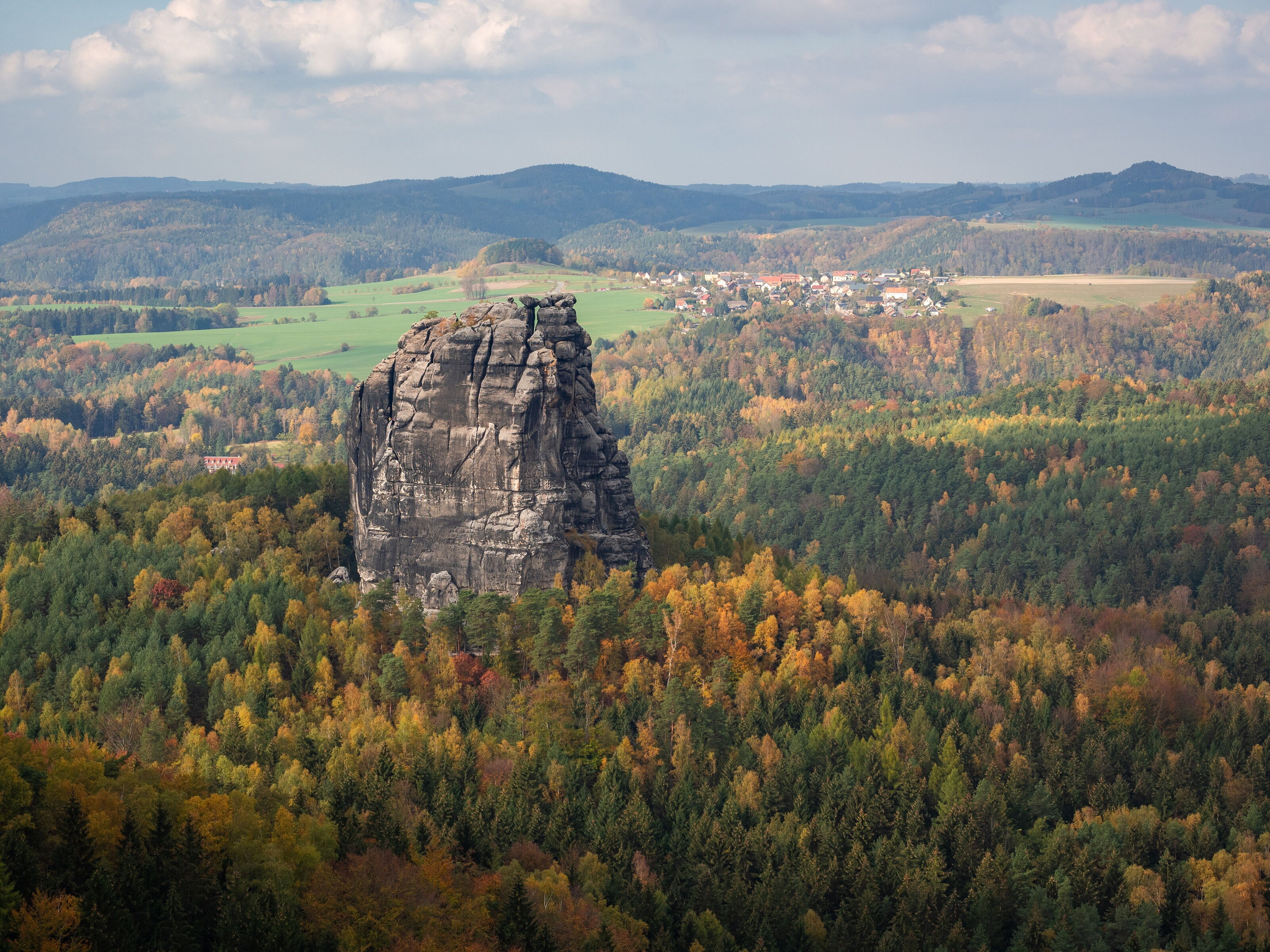 Falkenstein im Elbsandsteingebirge Sächsische Schweiz