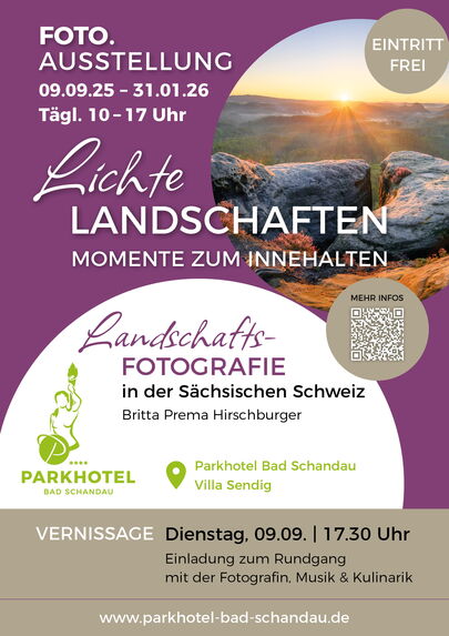 Parkhotel Bad Schandau - Einladung Vernissage