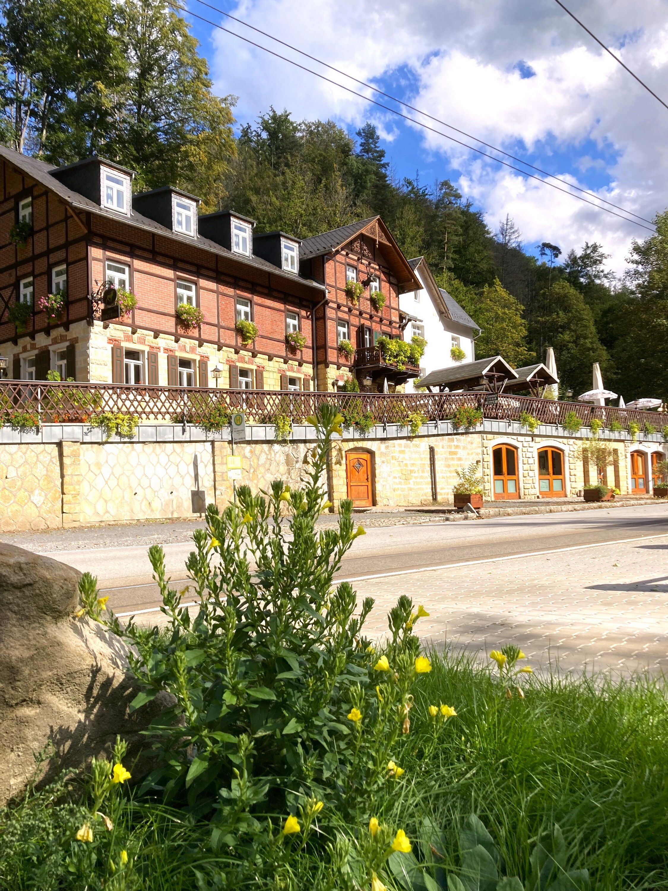 Aussenansicht Forsthaus Kirnitzschtal