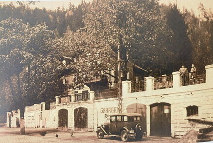 Historische Aufnahme vom Forsthaus Kirnitzschtal