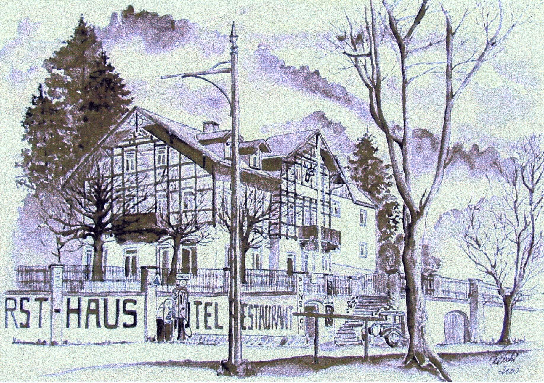 Abbildung vom Forsthaus Kirnitzschtal