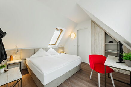 Doppelzimmer im Dachgeschoss Forsthaus Kirnitzschtal