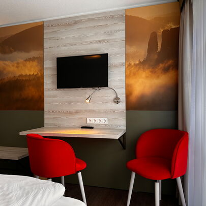 Doppelzimmer Comfort Forsthaus Kirnitzschtal