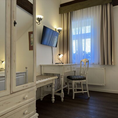 Doppelzimmer im Dachgeschoss Forsthaus Kirnitzschtal