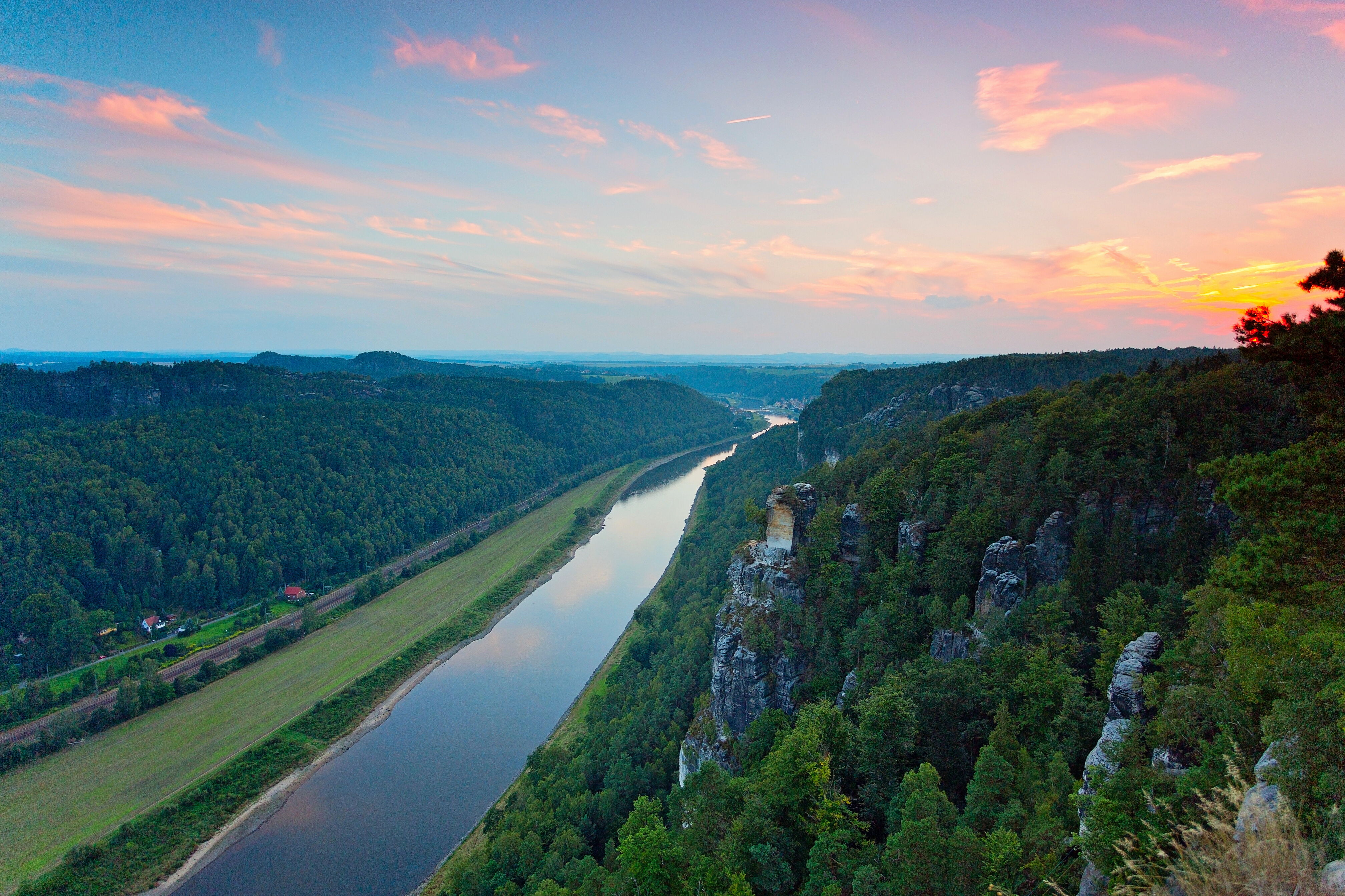Elbtal in der Sächsischen Schweiz