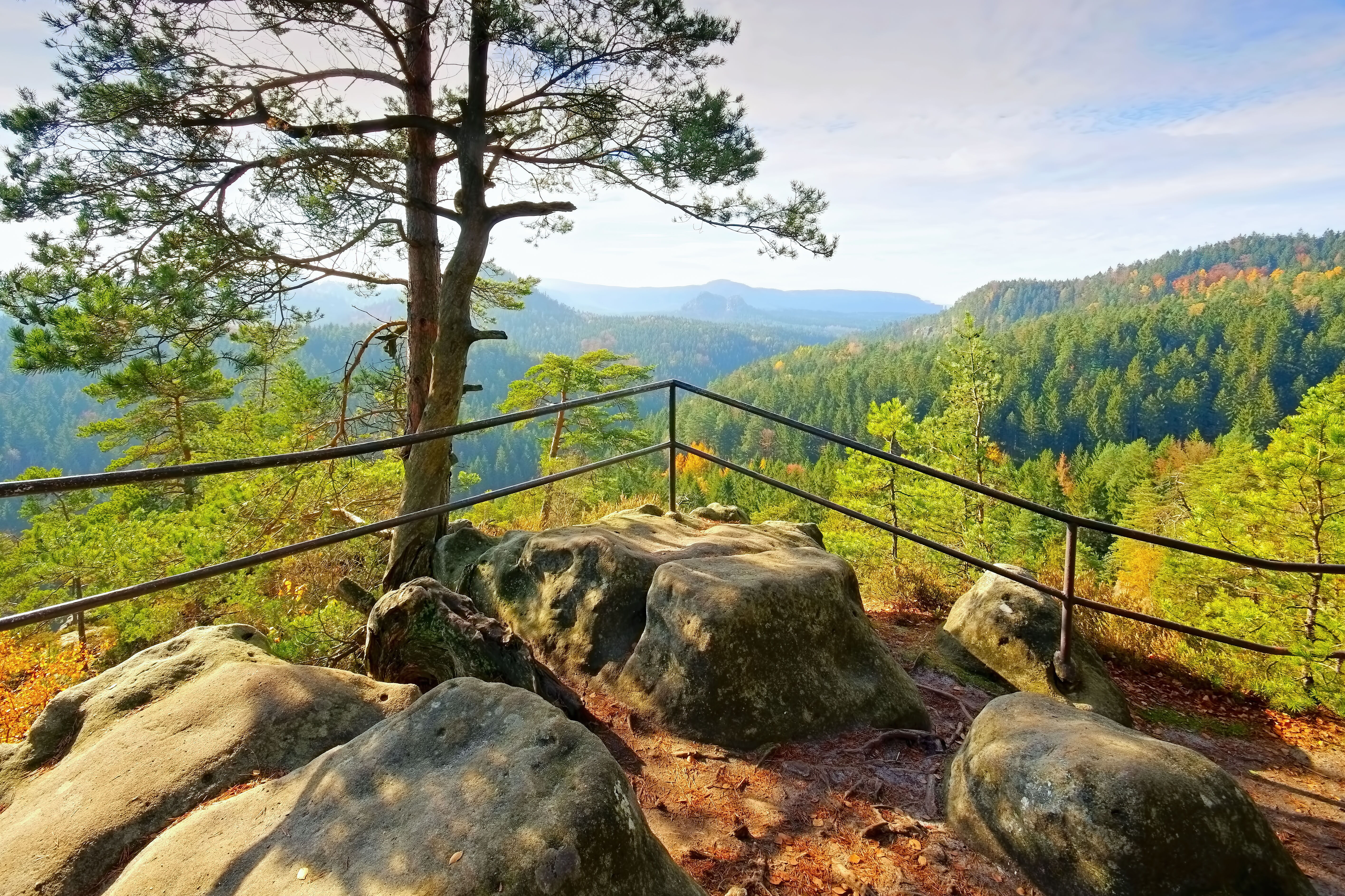 Elbsandsteingebirge - Kleinsteinaussicht