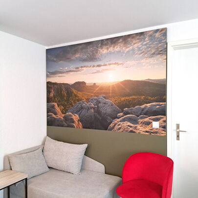 Doppelzimmer mit Aufbettung Forsthaus Kirnitzschtal