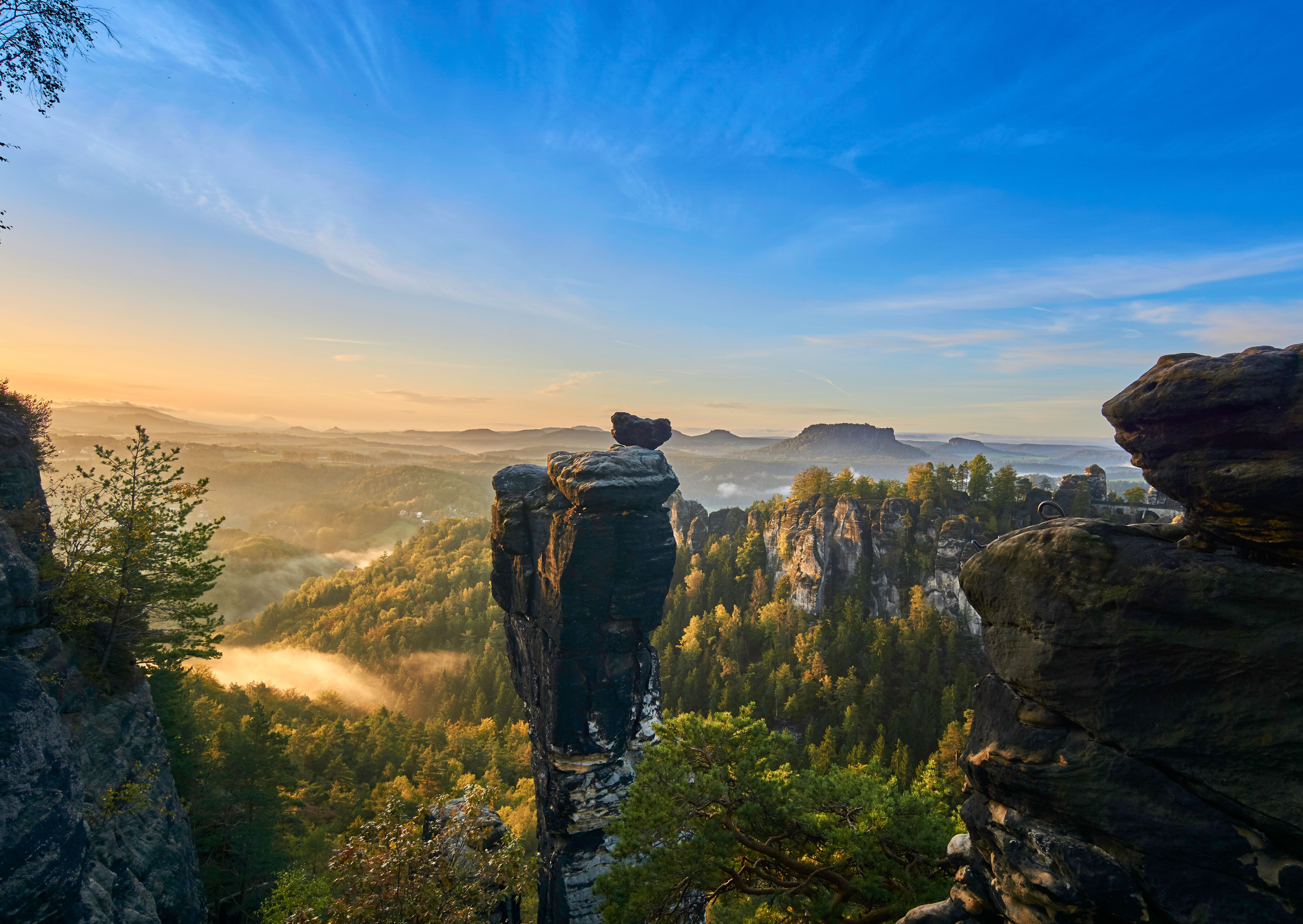Wehlnadel, Bastei und Lilienstein