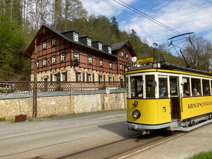 Historische Aufnahme vom Forsthaus Kirnitzschtal