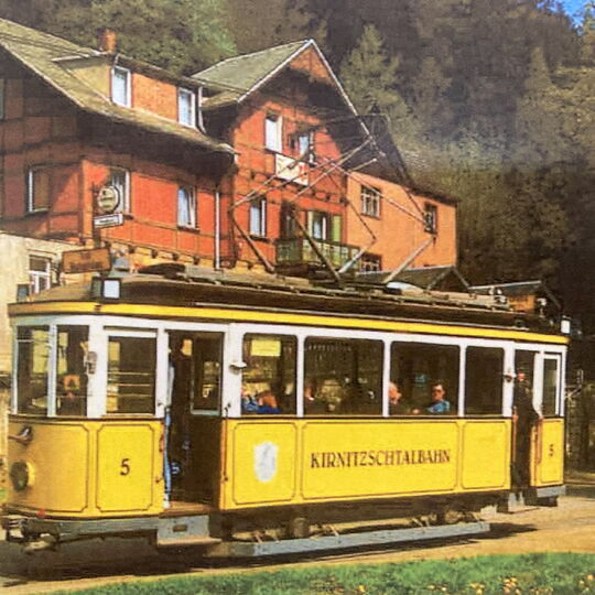 Historische Aufnahme vom Forsthaus Kirnitzschtal