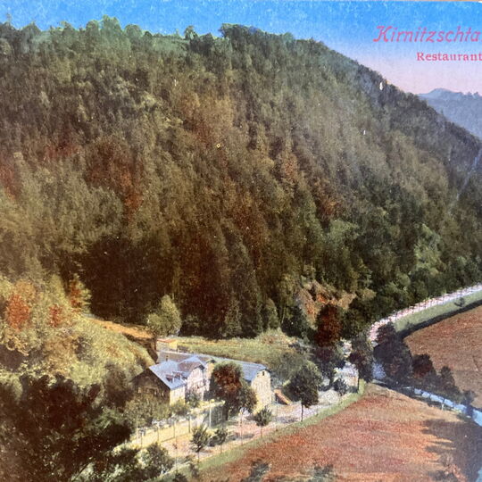 Postkarte Forsthaus Kirnitzschtal