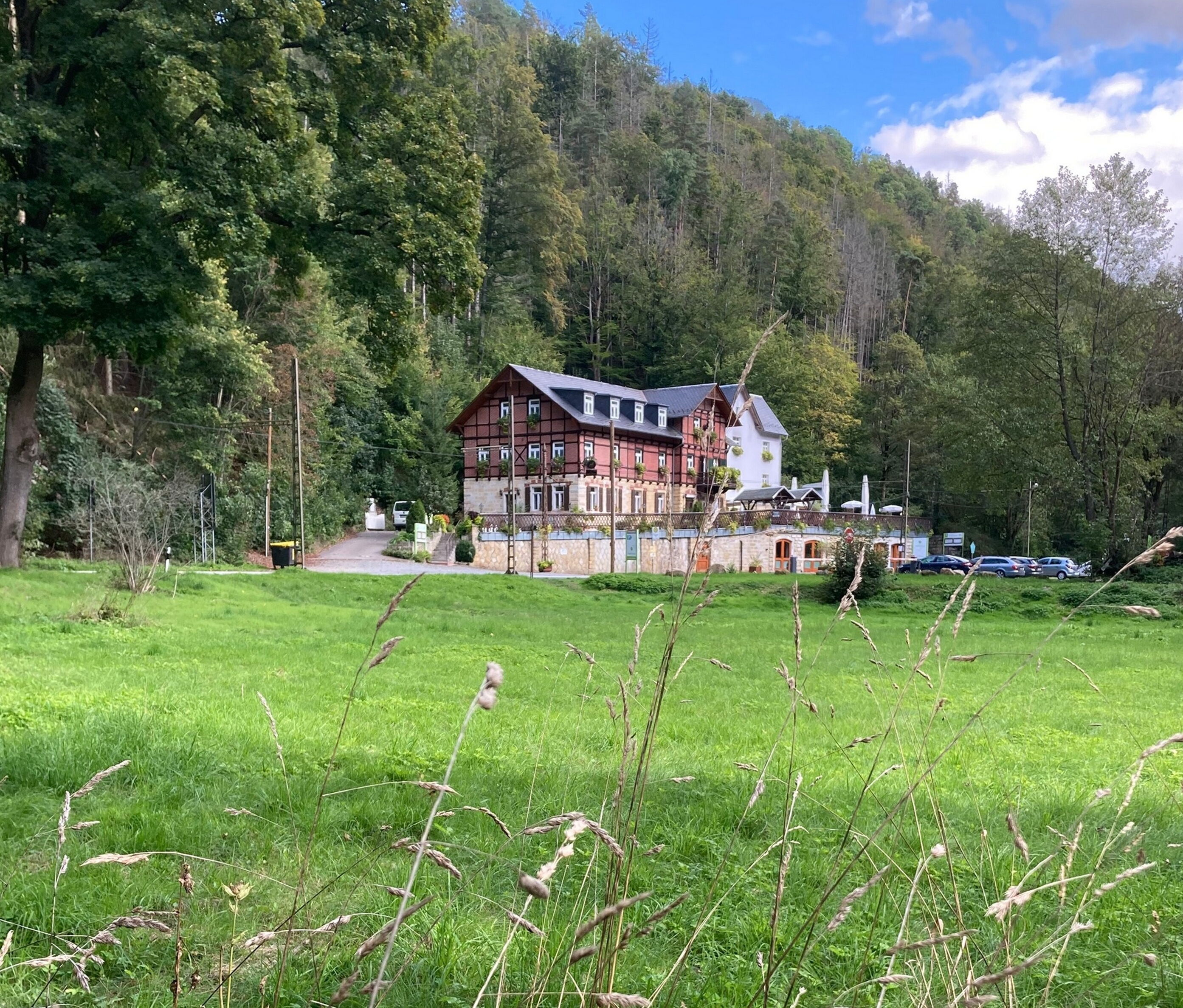 Aussenansicht Forsthaus Kirnitzschtal