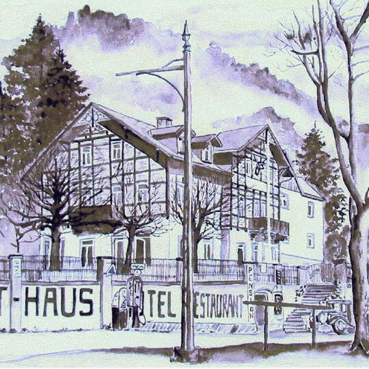 Abbildung vom Forsthaus Kirnitzschtal